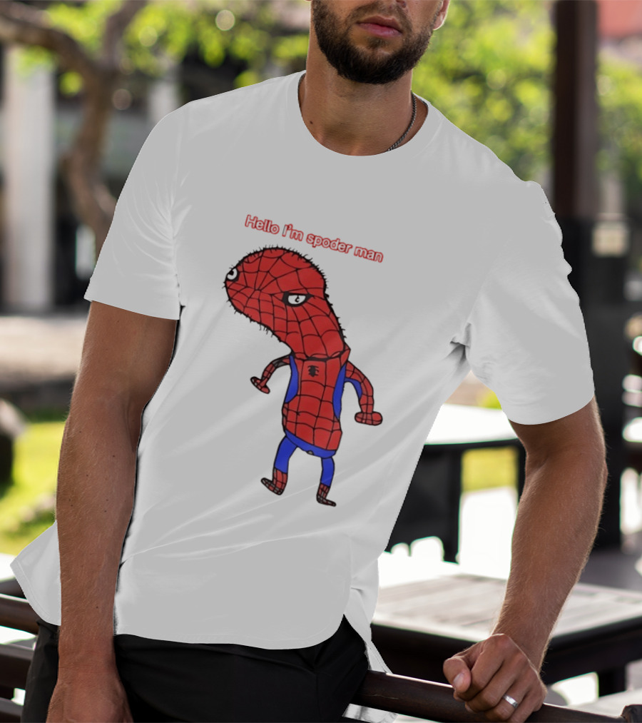 Hello I'm Spoderman Spiderman T-Shirt