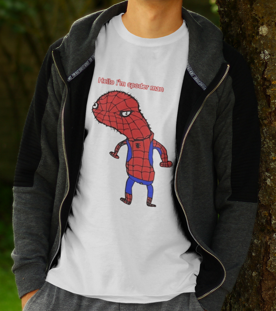 Hello I'm Spoderman Spiderman T-Shirt