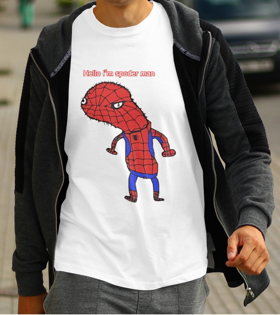 Hello I'm Spoderman Spiderman T-Shirt