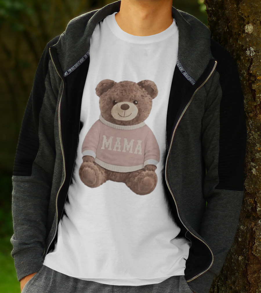 Mama Bear Stuffie Mother's Day 2026 Gift For Moms T-Shirt
