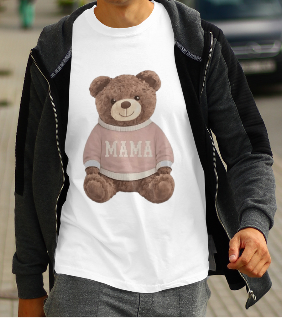 Mama Bear Stuffie Mother's Day 2026 Gift For Moms T-Shirt