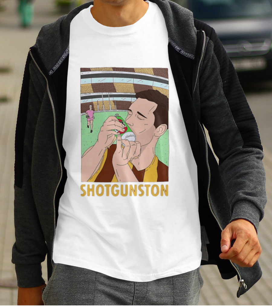 Jack Gunston Shotgunston Hawthorn Football Club Official Merchandise T-Shirt