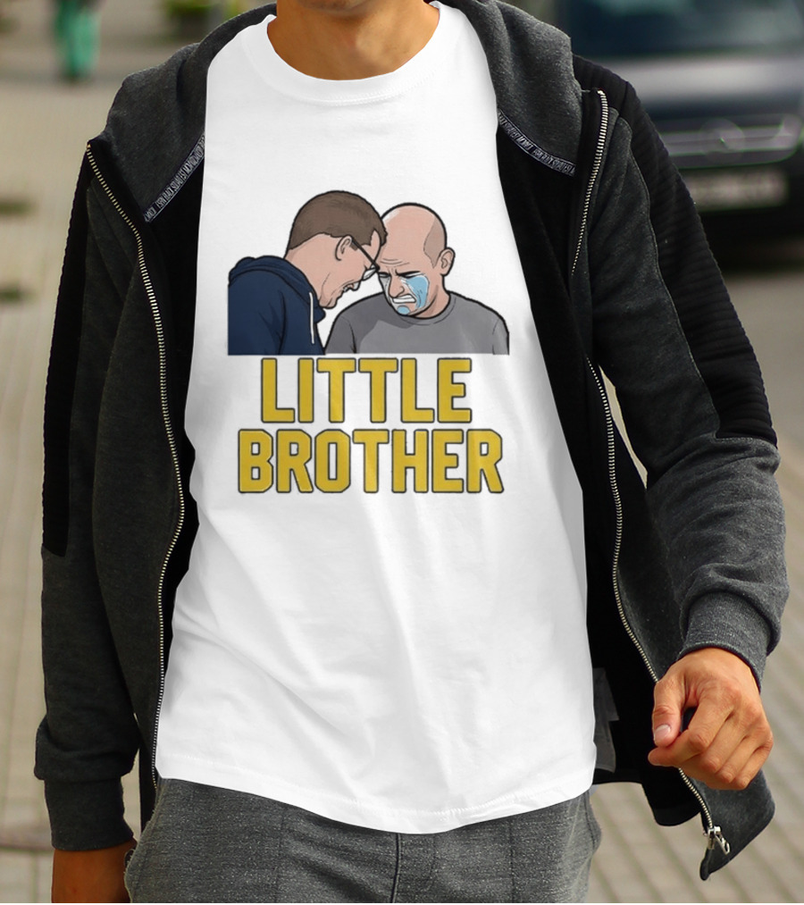 Michigan Wolverines Uconn Huskies Little Brother Crying Dusty May Dan Hurley T-Shirt