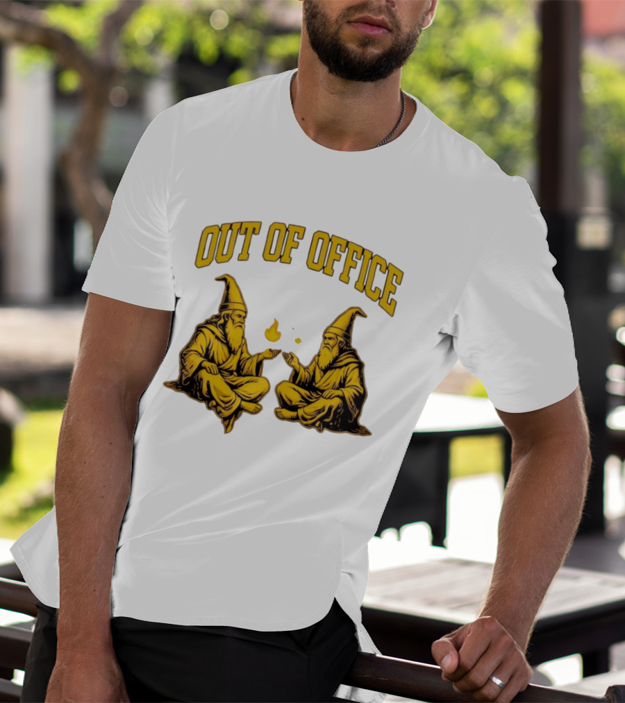 Out Of Office Wizards Magical Sorcery Wizardry Duo T-Shirt