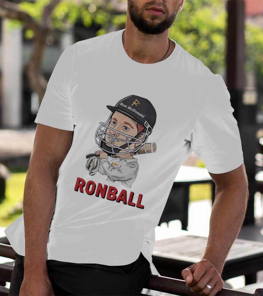 Ron McDonald Cricket Ronball Travis Head T-Shirt