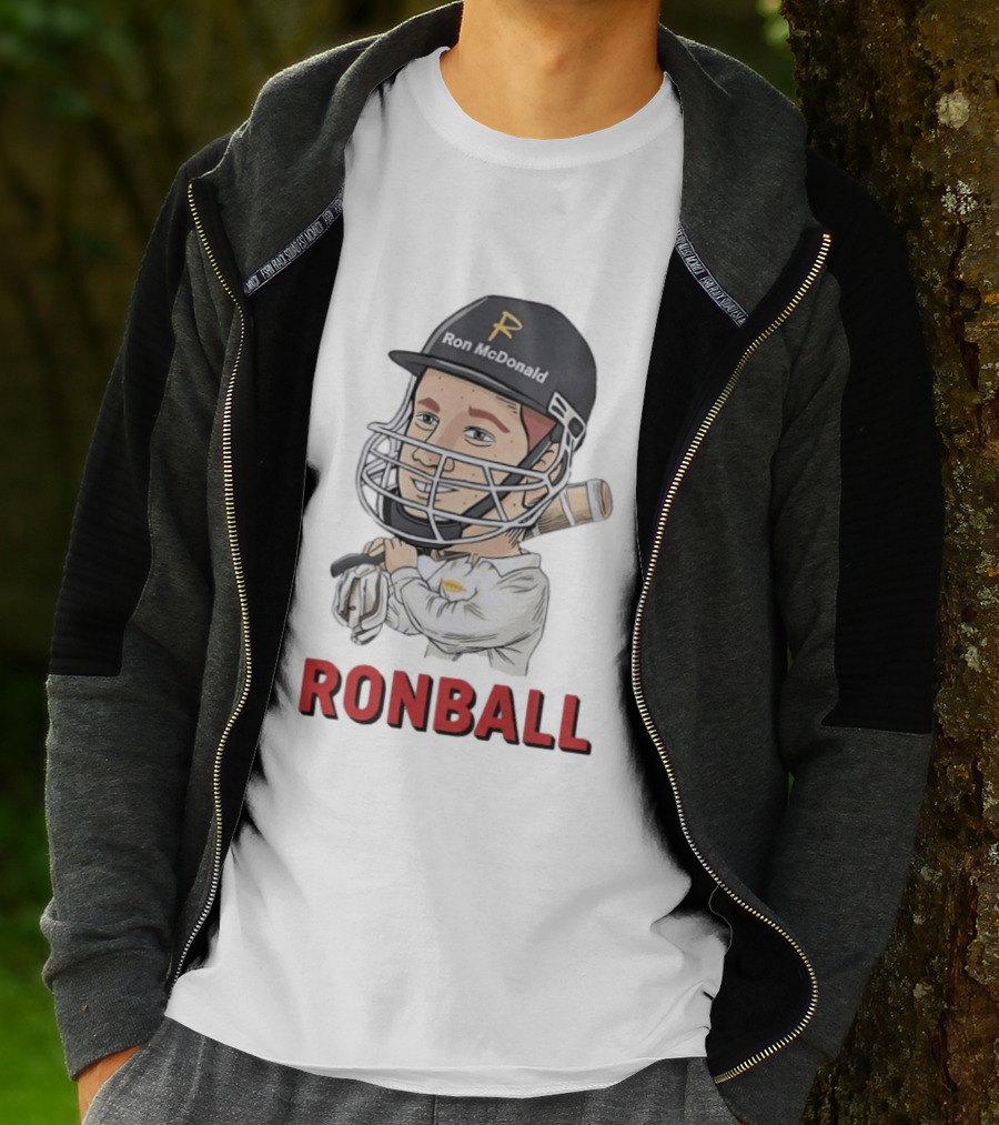 Ron McDonald Cricket Ronball Travis Head T-Shirt