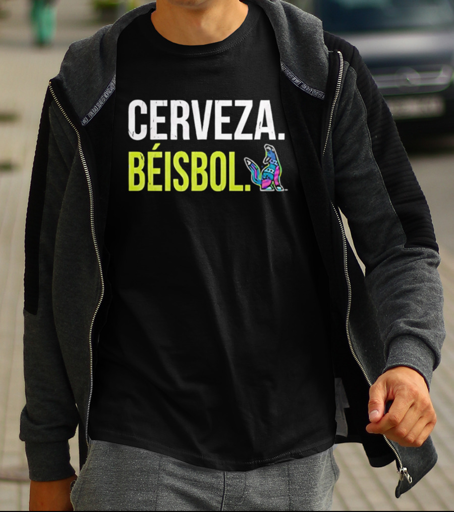 Cerveza Beisbol Vibrant Dog T-Shirt