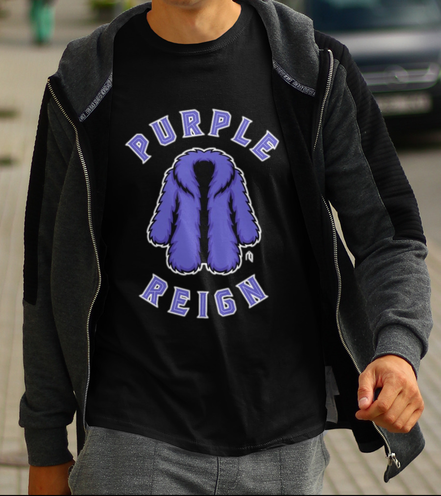 Purple Reign Colorado Rockies Fur Coat T-Shirt