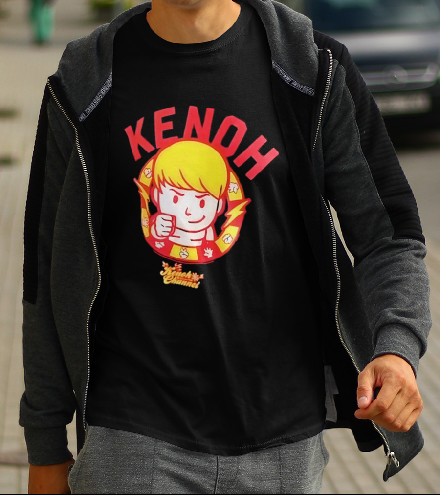 KENOH Chibi Boxer Punch Channel T-Shirt