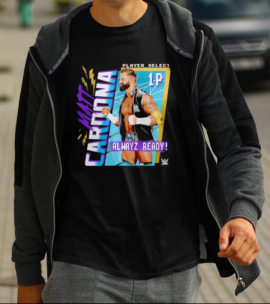 Matt Cardona Player Select 1P Alwayz Ready WWE T-Shirt