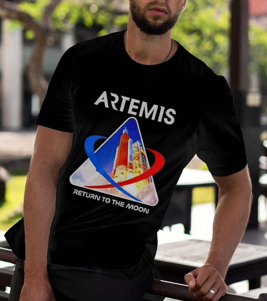 NASA Artemis Return To The Moon Enthusiast Launch Exploration T-Shirt