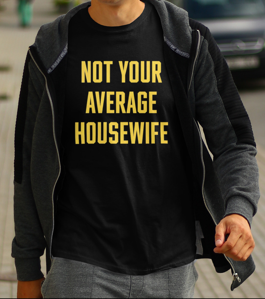 Not Your Average Housewife LSU Bold Yellow T-Shirt