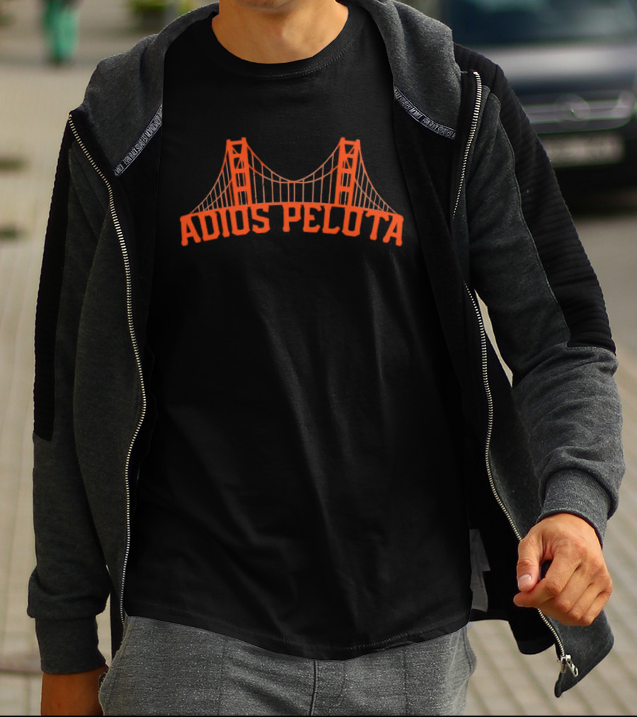 San Francisco Giants Adios Pelota Golden Gate Bridge T-Shirt