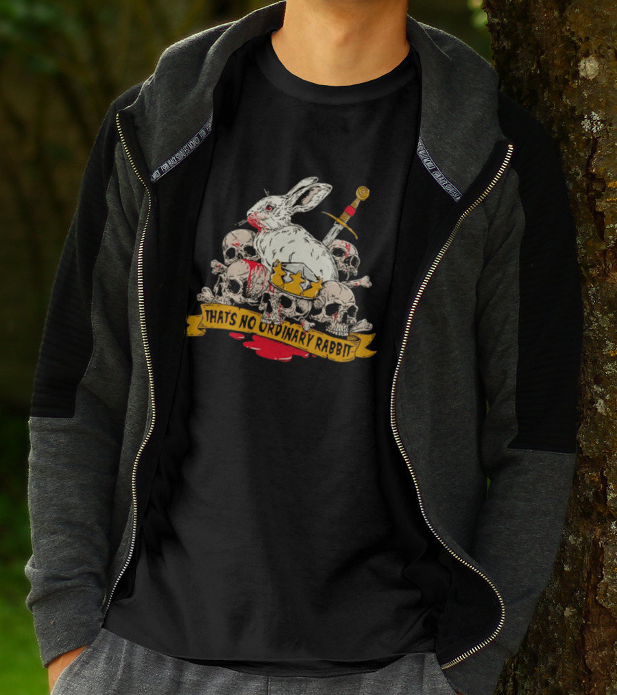That's No Ordinary Rabbit Skulls Sword Crown T-Shirt