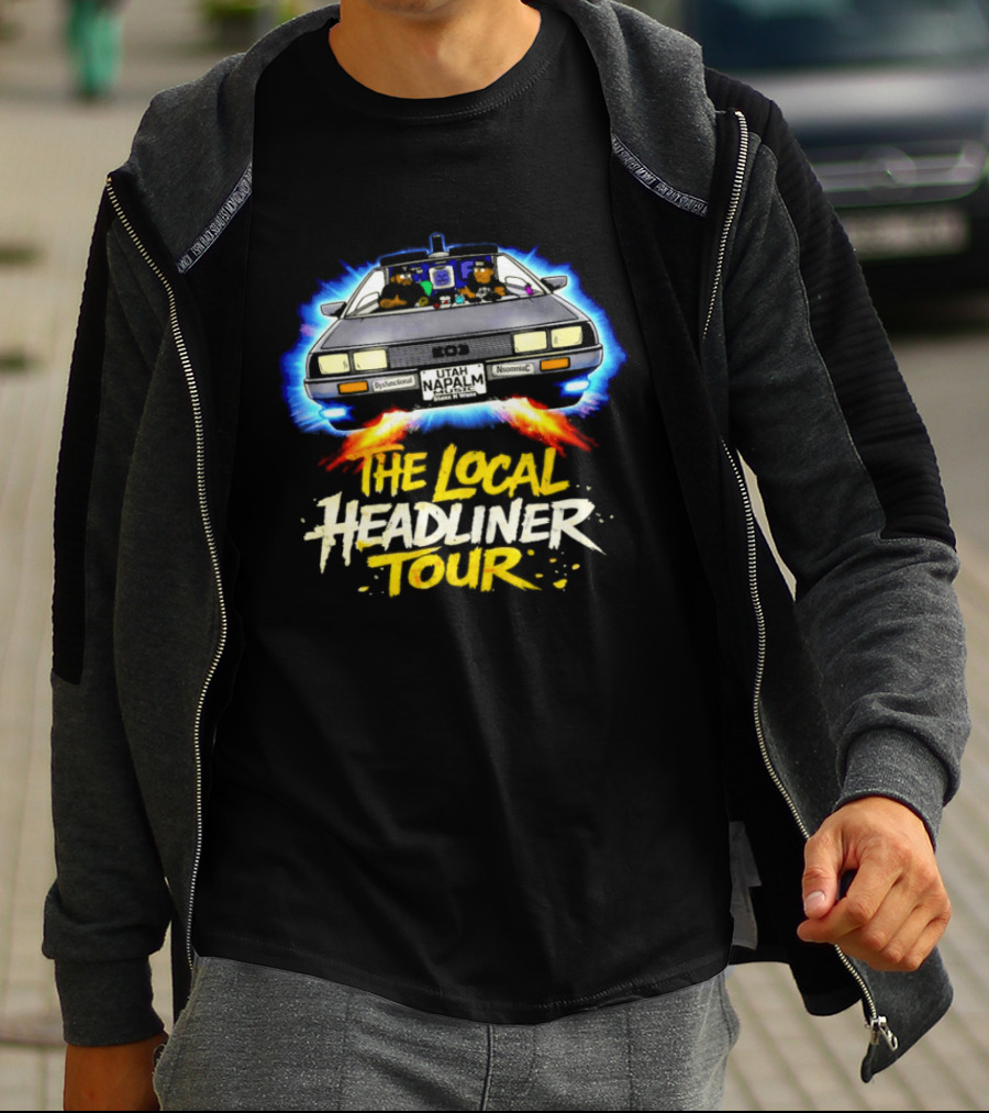 The Local Headliner Tour 80s Iconic Car Adventure T-Shirt