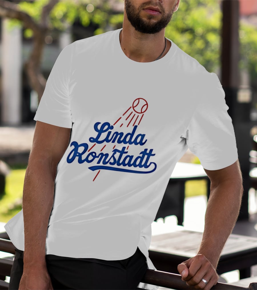 Linda Ronstadt Baseball Tribute Los Angeles T-Shirt