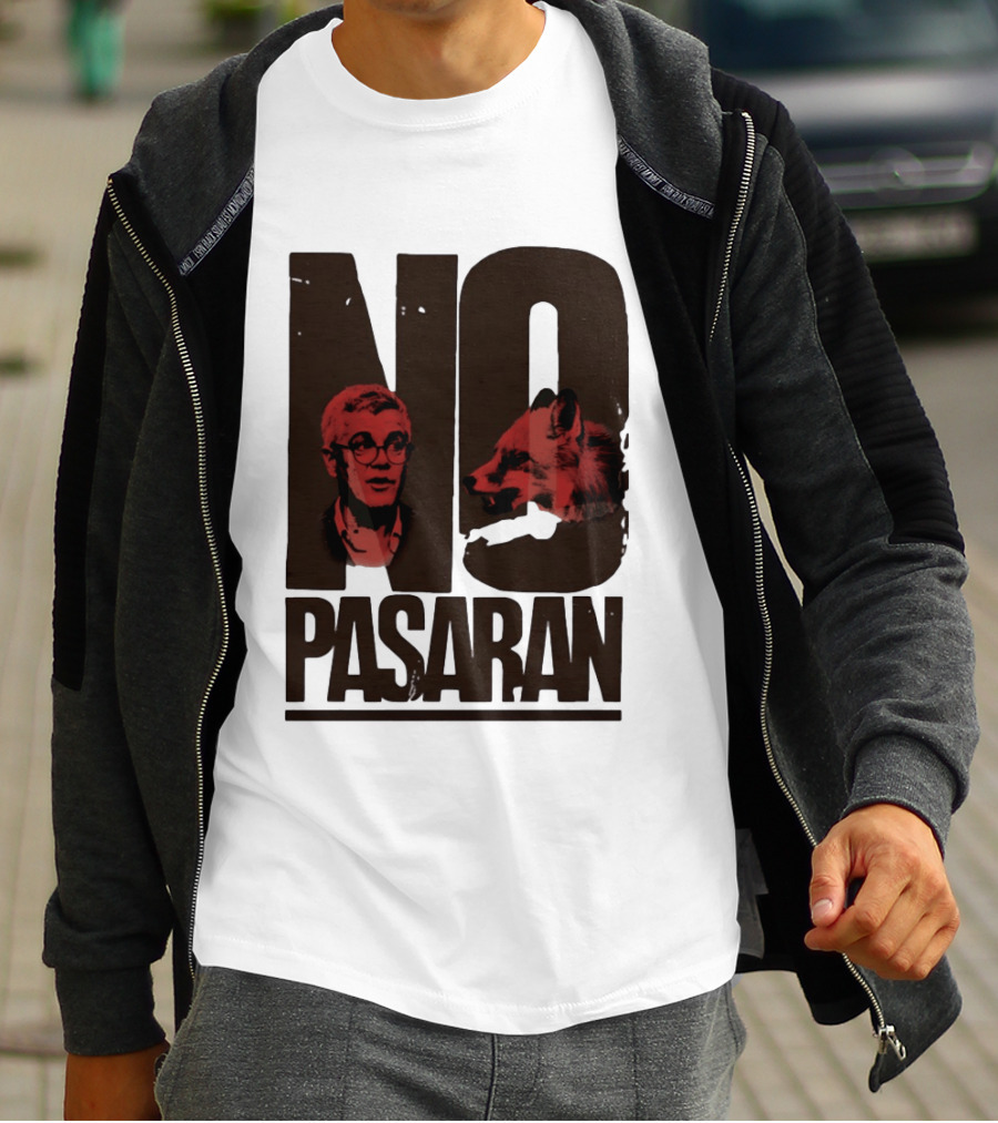 No Pasaran Wolf And Man T-Shirt
