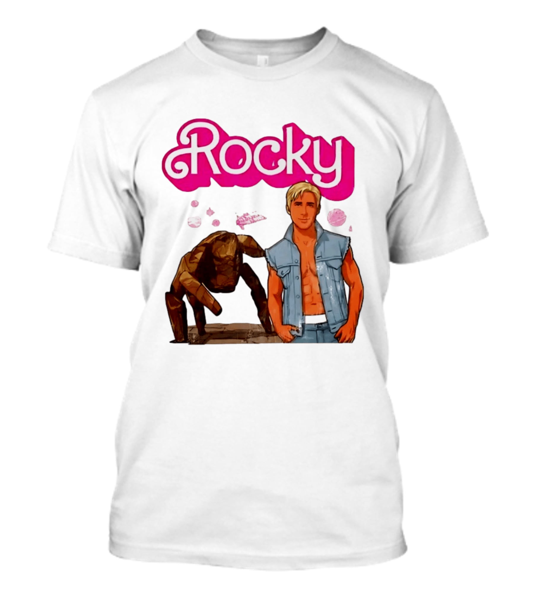 Rocky Project Hail Mary Barbie Mashup Ken Fashion T-Shirt
