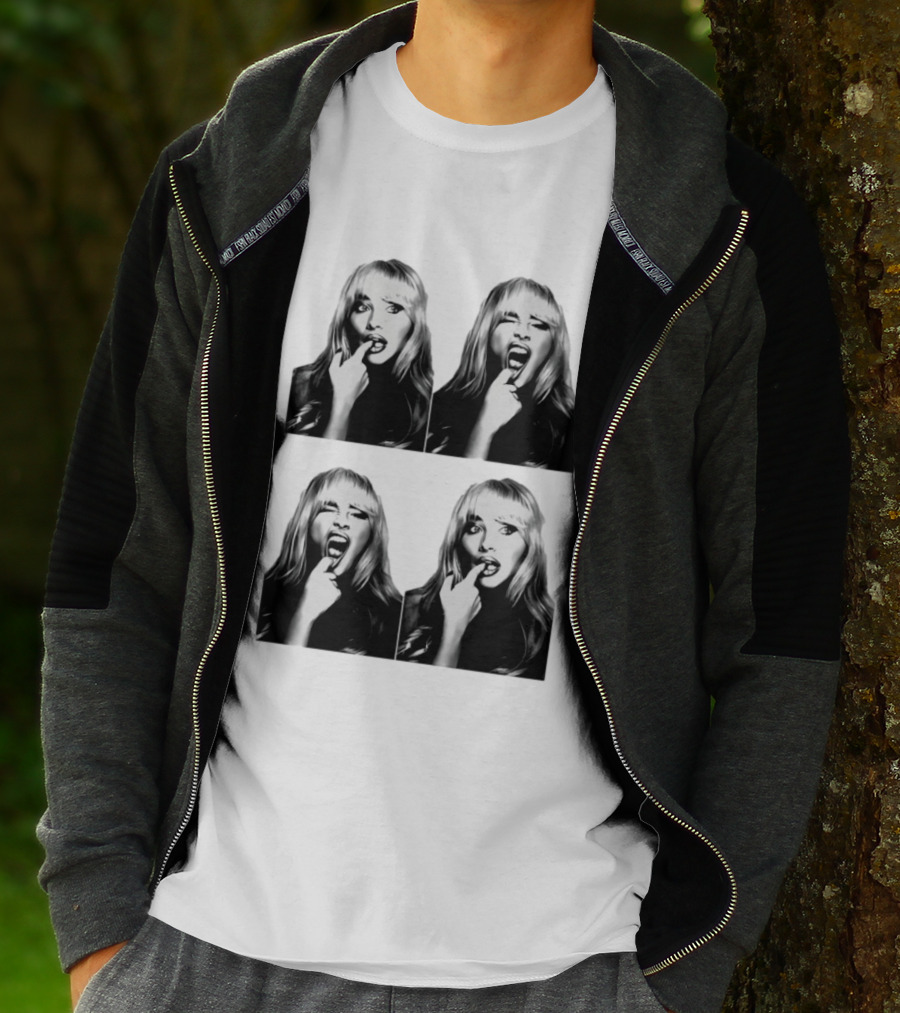Sabrina Carpenter Photobooth Black And White Expressions T-Shirt