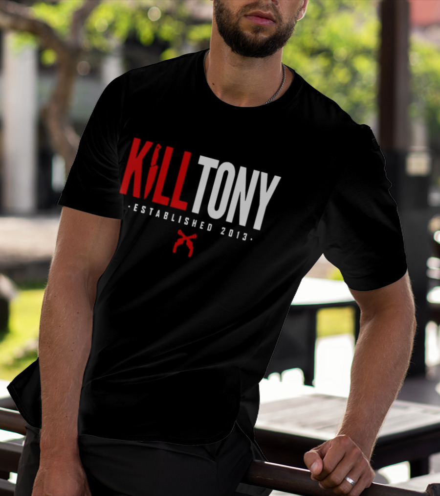 Kill Tony Established 2013 Knife Microphone T-Shirt