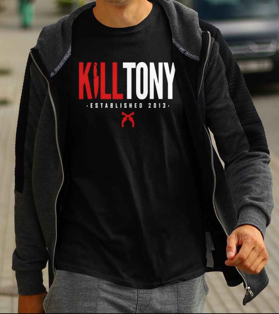 Kill Tony Established 2013 Knife Microphone T-Shirt