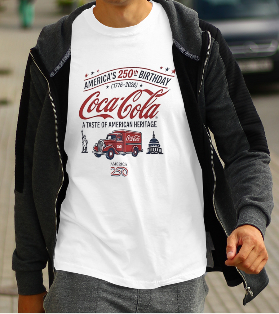 America's 250th Birthday Coca Cola 1776 2026 A Taste Of American Heritage T-Shirt