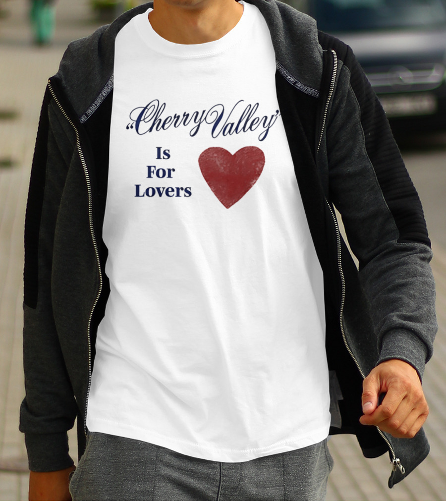 Cherry Valley Is For Lovers Heart Shape Carter Faith T-Shirt