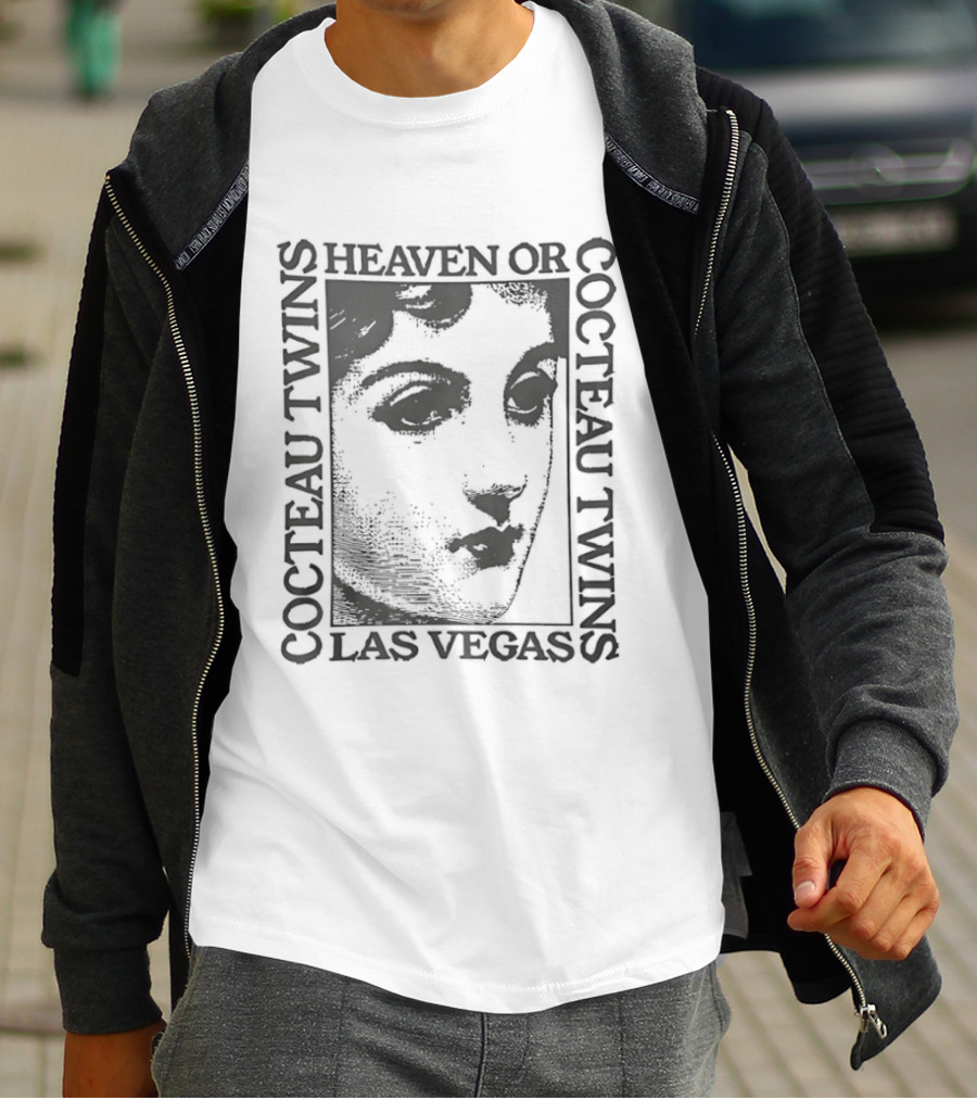 Cocteau Twins Heaven Or Las Vegas Album Cover Art Face T-Shirt