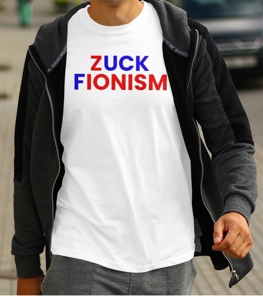 F*** Zuck Fionism Blue Red T-Shirt