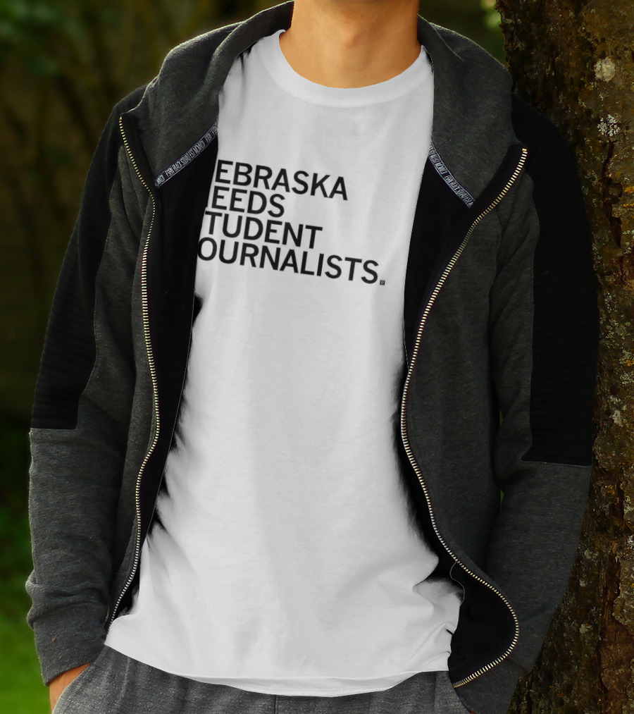 Nebraska Needs Student Journalists Grey T-Shirt