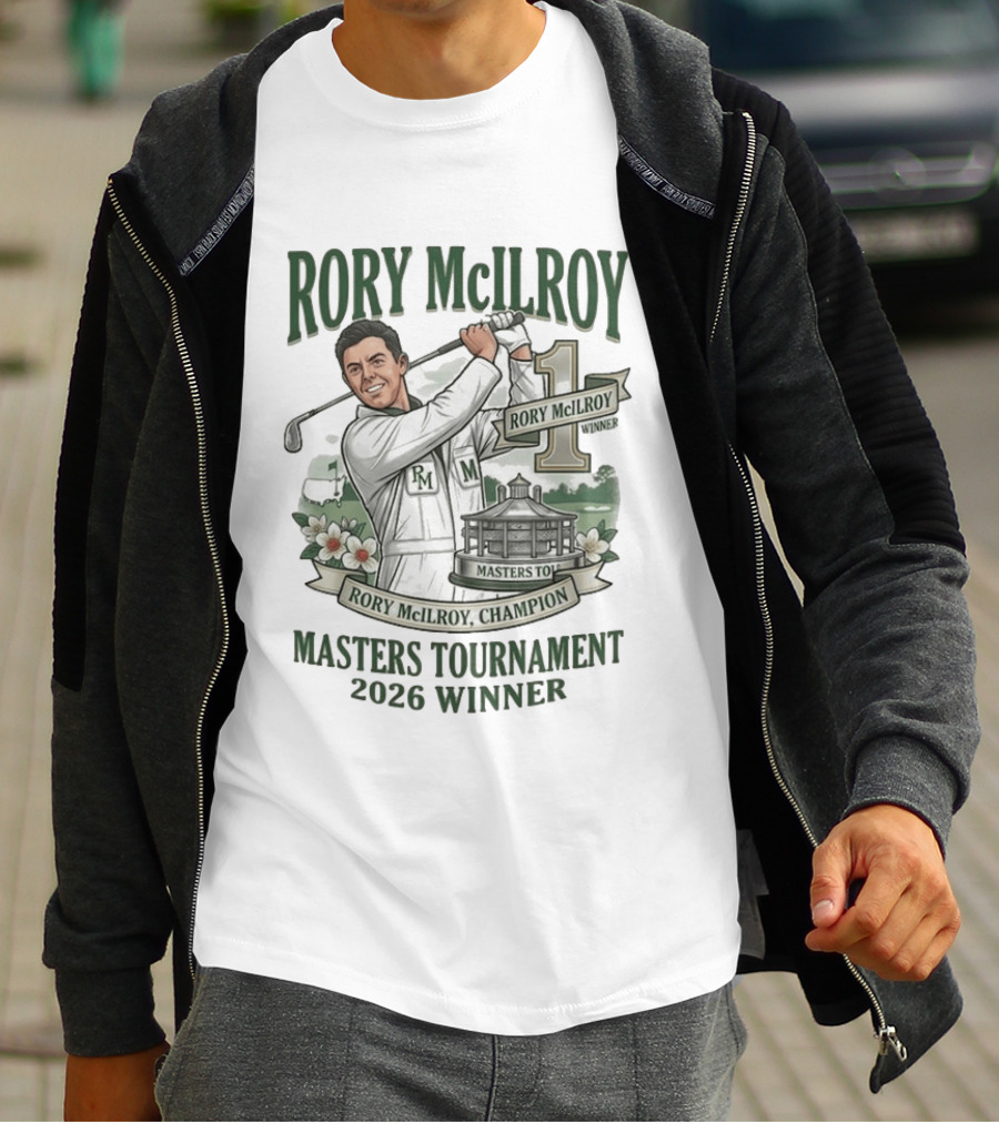 Rory McIlroy 2026 Masters Tournament Winner Champion T-Shirt
