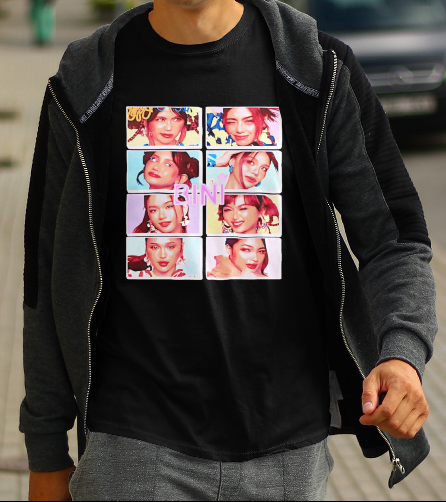 BINI Grid Style P Pop Group Philippines T-Shirt