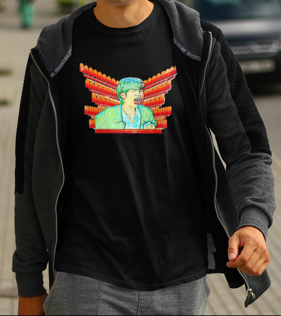 AAAHHH Come On Wing Hot Ones Jin BTS 2.0 Arirang T-Shirt