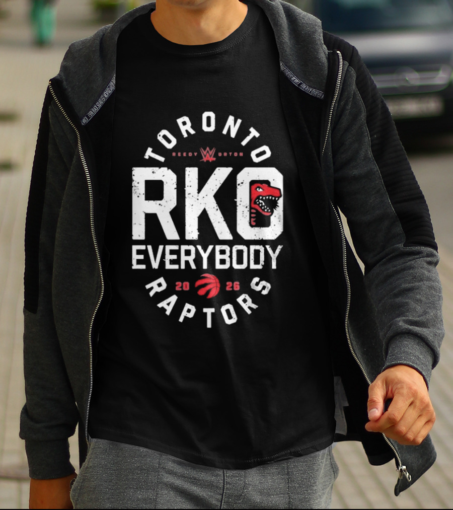 Toronto Raptors RKO Everybody Randy Orton 2026 Collaboration T-Shirt