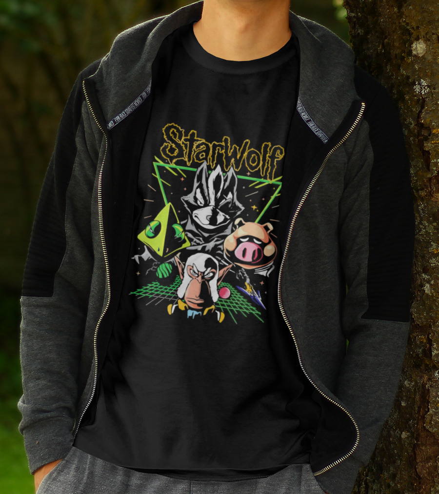StarWolf Character Collection Wolf And Fox T-Shirt
