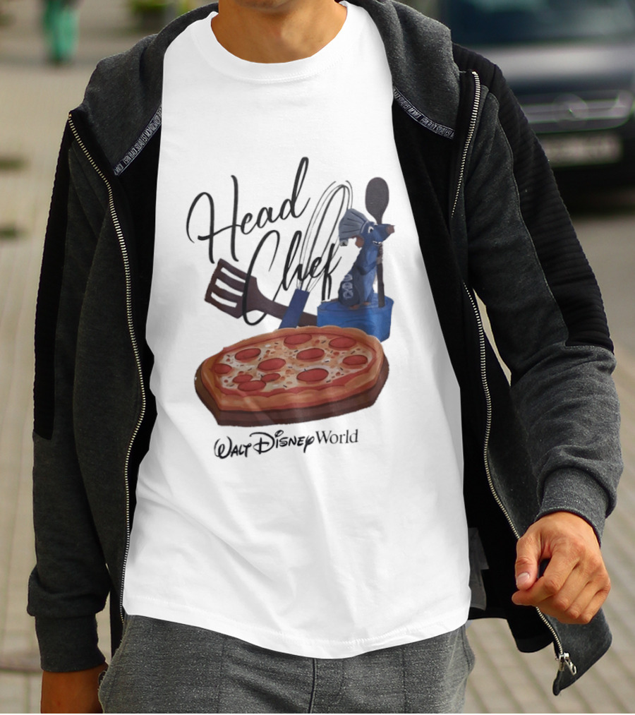 Head Chef Ratatouille Pizza Walt Disney World T-Shirt