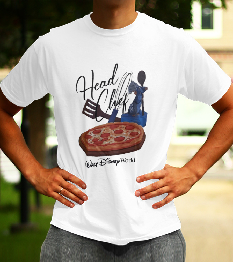 Head Chef Ratatouille Pizza Walt Disney World T-Shirt