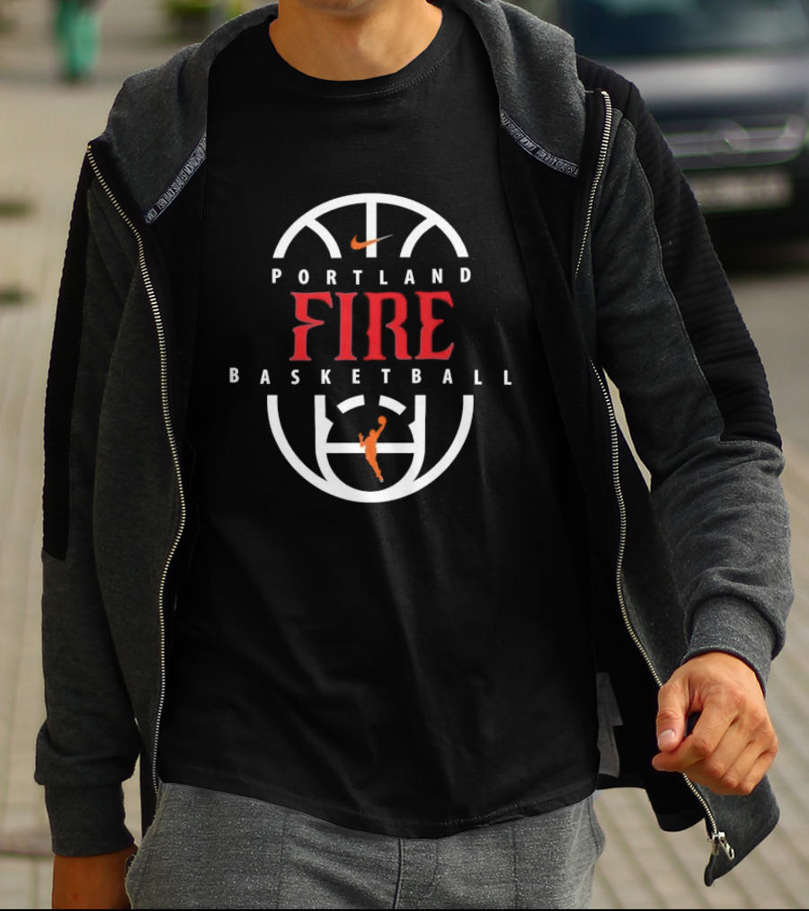 Portland Fire Basketball Nike 2026 On Court Authentic Practice T-Shirt