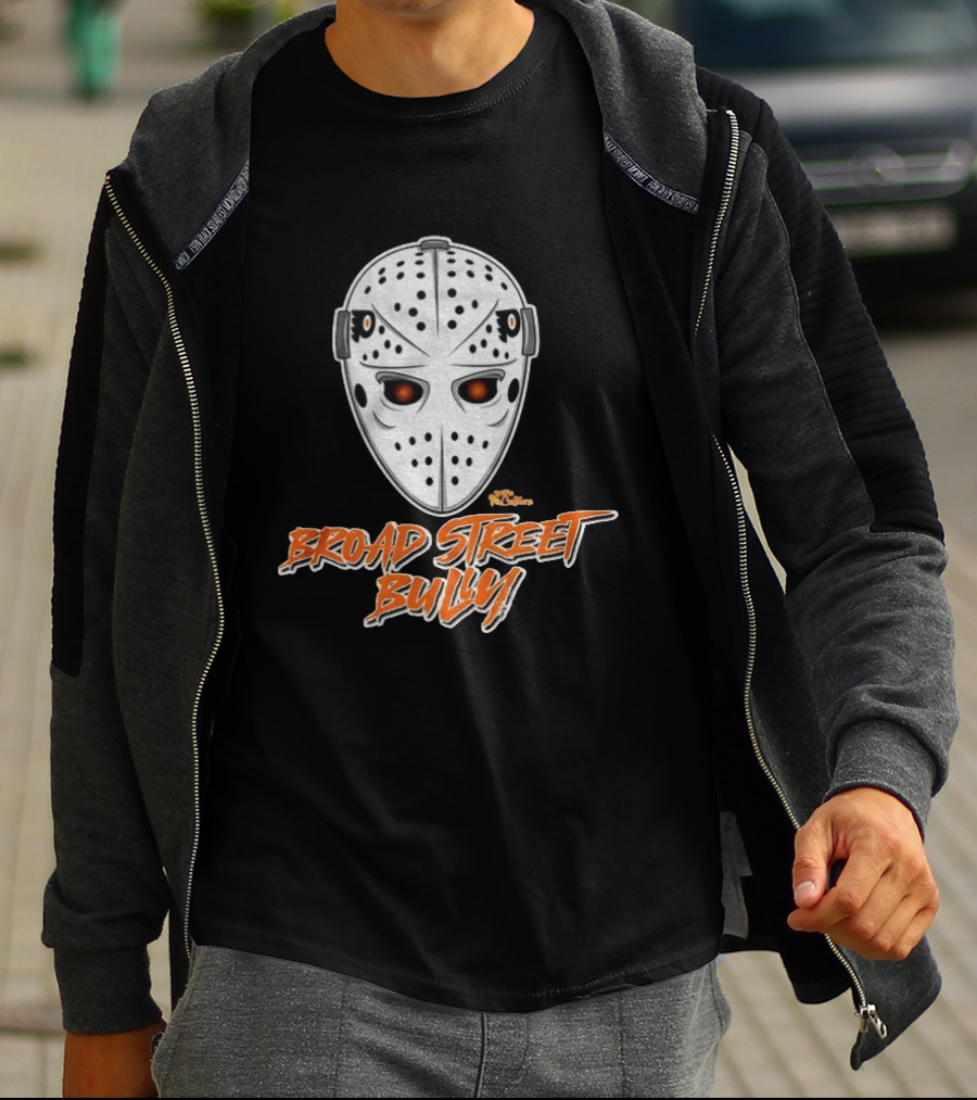 Jason Voorhees Hockey Mask Broad Street Bully Philadelphia Flyers 2026 T-Shirt