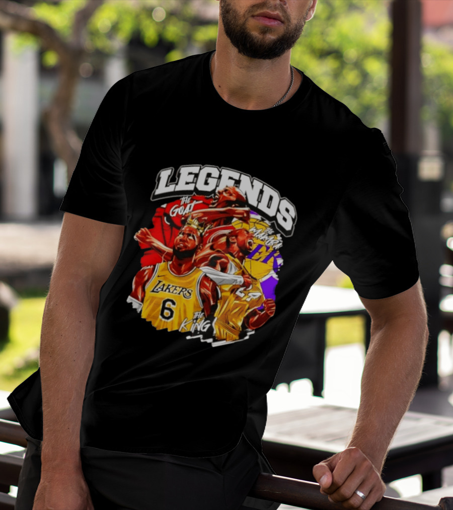 Legends The Goat Mamba King Lakers 24 6 T-Shirt
