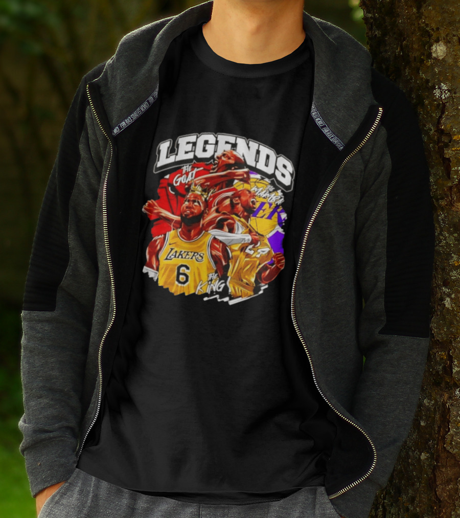 Legends The Goat Mamba King Lakers 24 6 T-Shirt