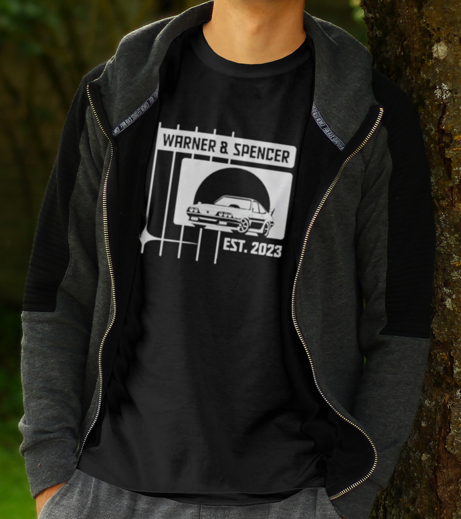 Warner And Spencer Est 2023 Classic Car T-Shirt