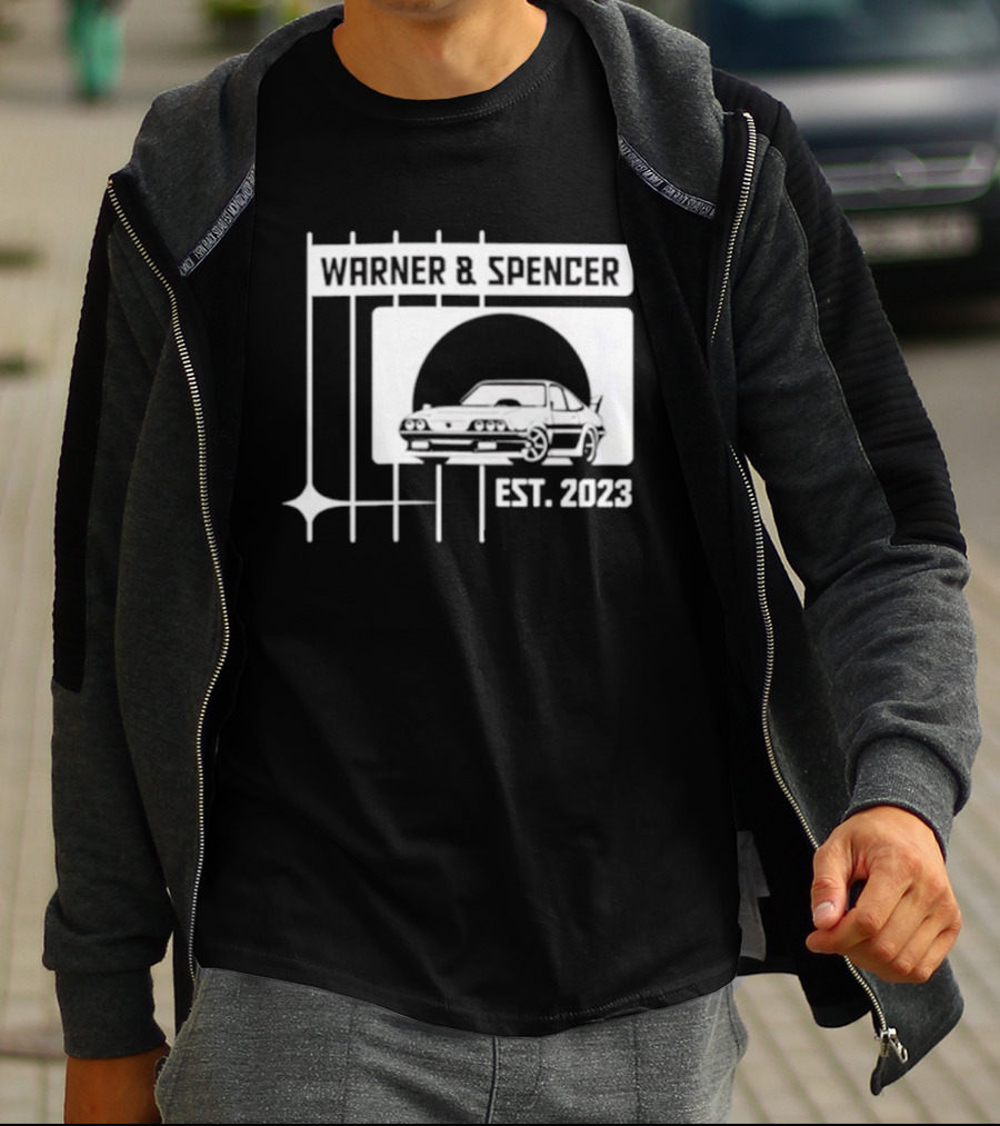 Warner And Spencer Est 2023 Classic Car T-Shirt