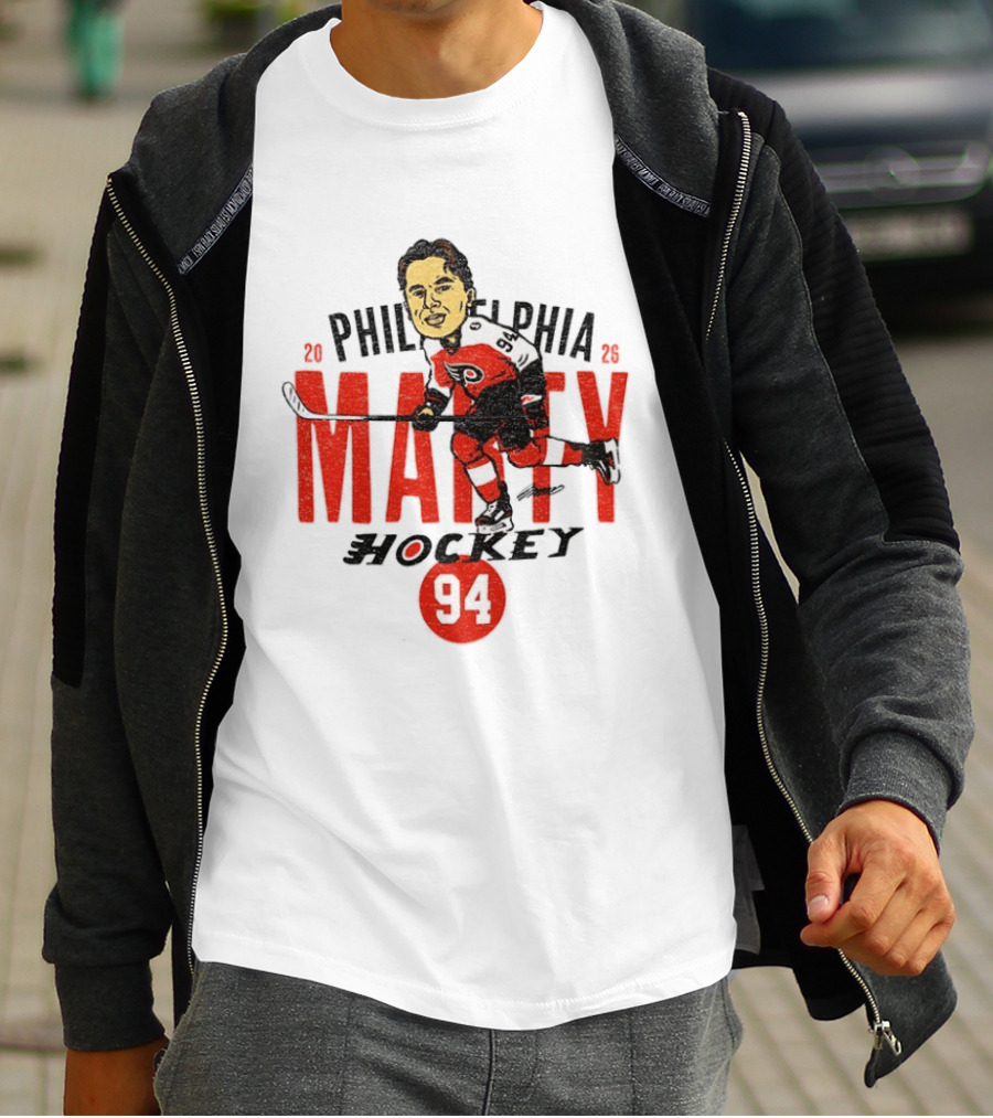 Philadelphia Hockey Porter Martone 94 NHL T-Shirt