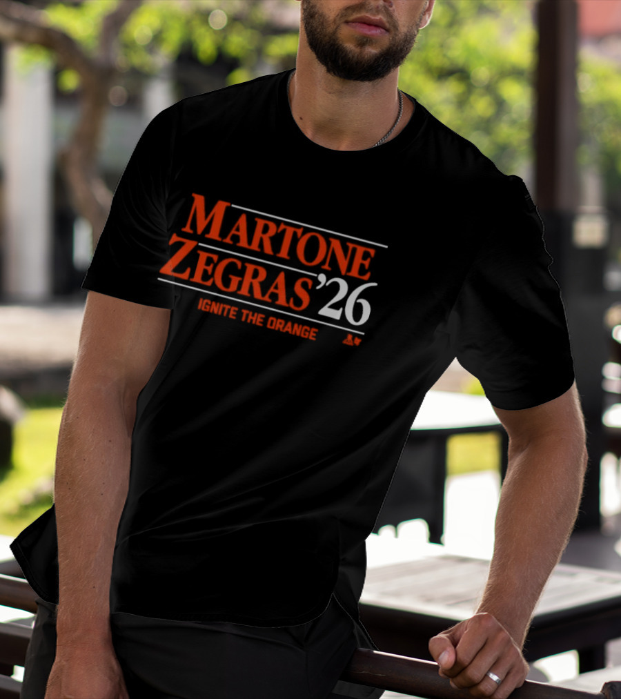 Martone Zegras '26 Make The Change Red T-Shirt