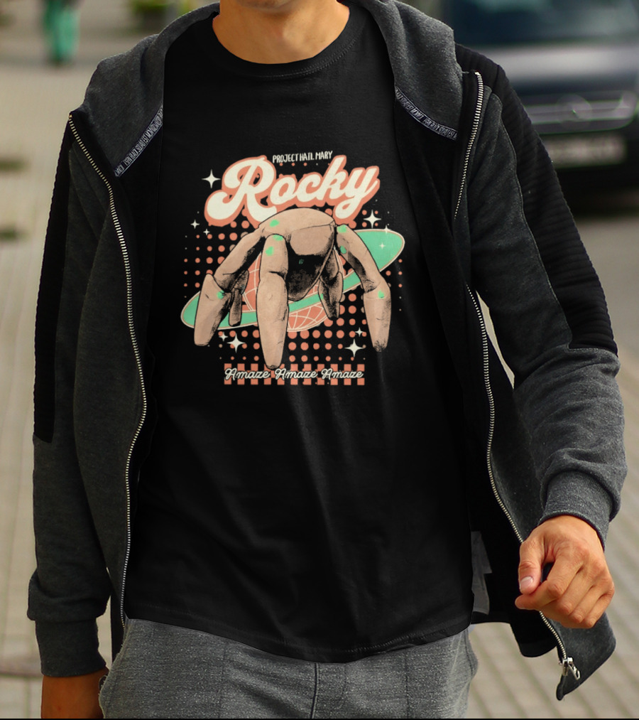 Project Hail Mary Rocky Alien Amaze Amaze Amaze Vintage Style Spacecraft T-Shirt