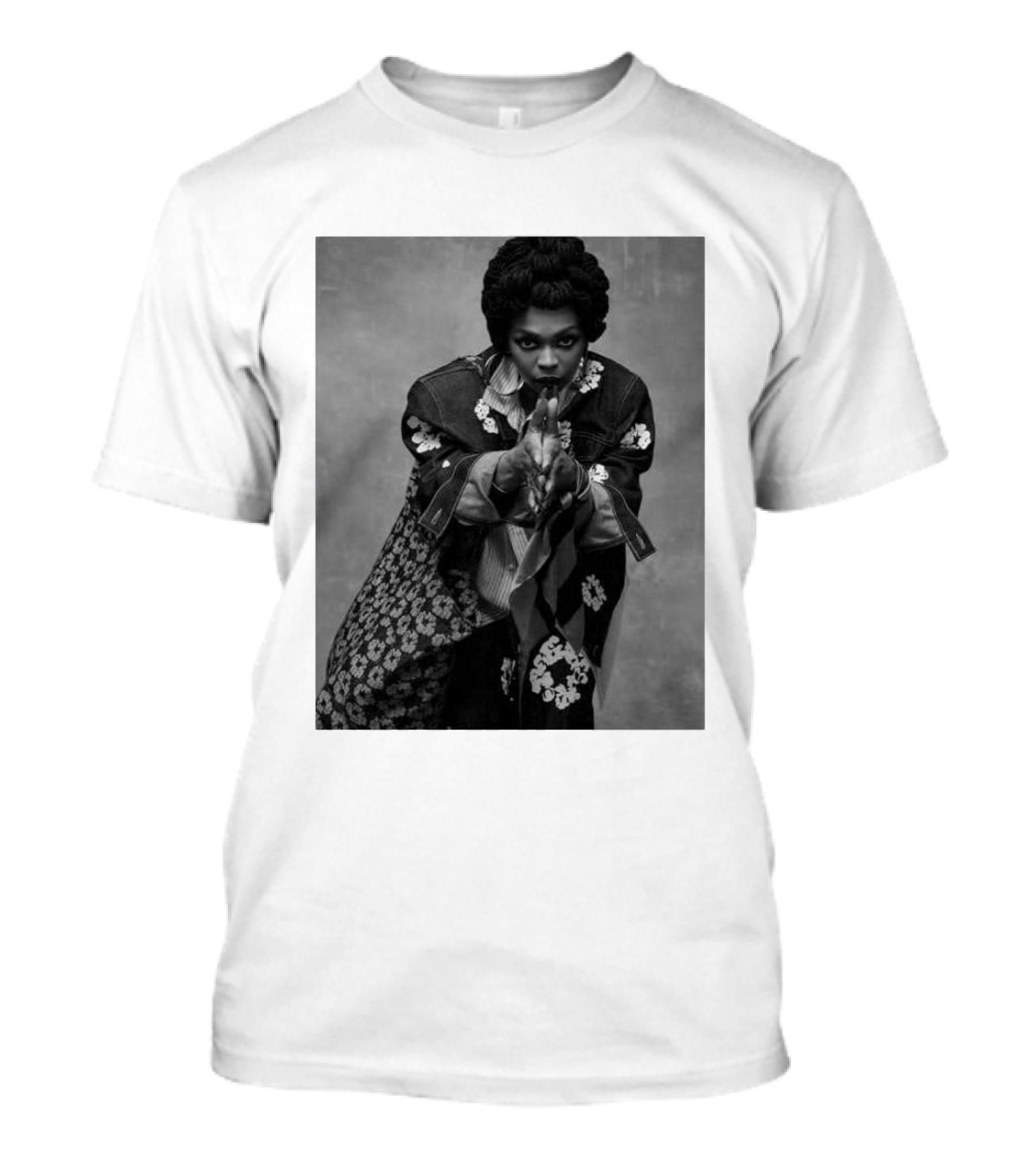 Denim Tears Ms. Lauryn Hill Iconic Style Photo T-Shirt