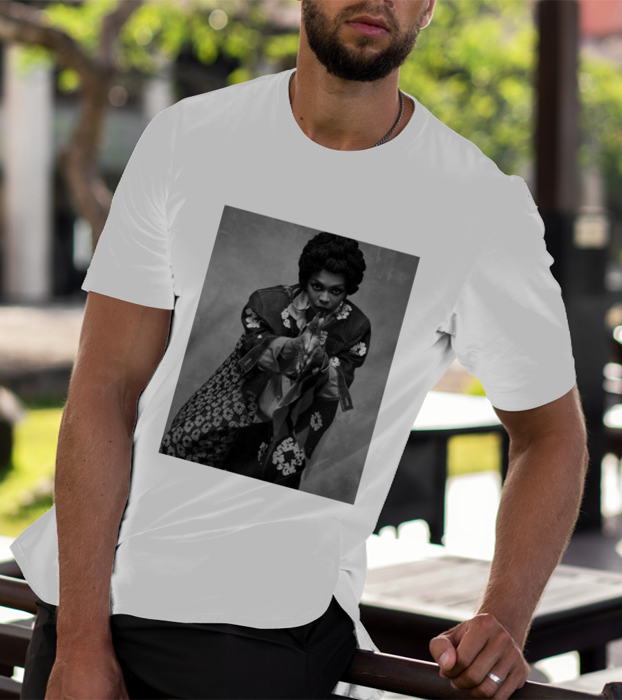 Denim Tears Ms. Lauryn Hill Iconic Style Photo T-Shirt