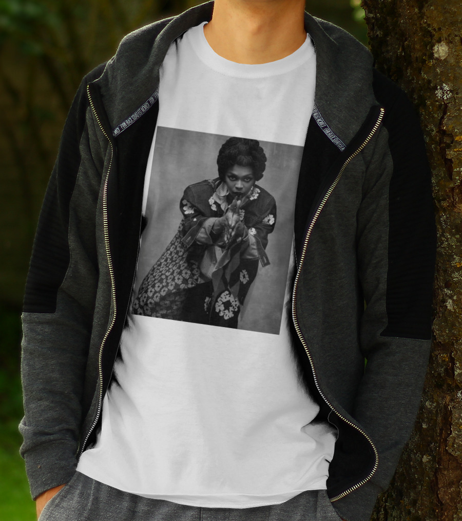 Denim Tears Ms. Lauryn Hill Iconic Style Photo T-Shirt