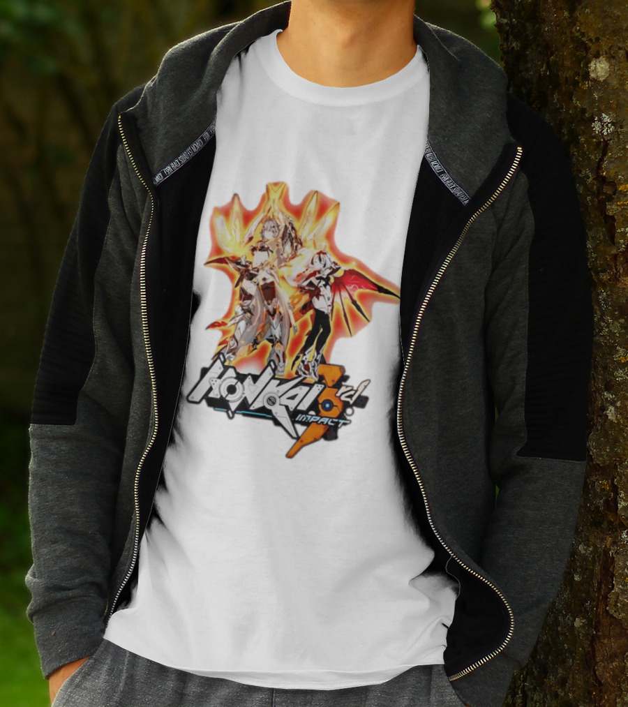 Honkai Impact 3rd HoYoverse Flame Armor Characters T-Shirt